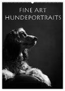 Fine Art Hundeportraits (Wandkalender 2024 DIN A2 hoch), CALVENDO Monatskalender