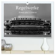 Regelwerke - Details alter E-Gitarren (hochwertiger Premium Wandkalender 2024 DIN A2 quer), Kunstdruck in Hochglanz