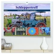 Schleppertreff auf dem Heersberg in Burgfelden (hochwertiger Premium Wandkalender 2024 DIN A2 quer), Kunstdruck in Hochglanz