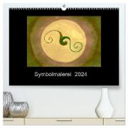 Symbolmalerei (hochwertiger Premium Wandkalender 2024 DIN A2 quer), Kunstdruck in Hochglanz