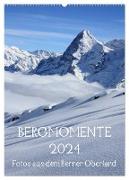 Bergmomente (Wandkalender 2024 DIN A2 hoch), CALVENDO Monatskalender
