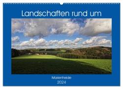 Landschaften rund um Marienheide (Wandkalender 2024 DIN A2 quer), CALVENDO Monatskalender
