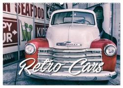 Retro Cars (Wandkalender 2024 DIN A2 quer), CALVENDO Monatskalender
