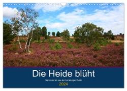 Die Heide blüht (Wandkalender 2024 DIN A3 quer), CALVENDO Monatskalender