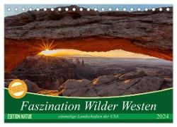 Faszination Wilder Westen (Tischkalender 2024 DIN A5 quer), CALVENDO Monatskalender