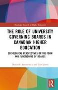 The Role of University Governing Boards in Canadian Higher Education