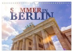 SOMMER IN BERLIN (Wandkalender 2024 DIN A4 quer), CALVENDO Monatskalender