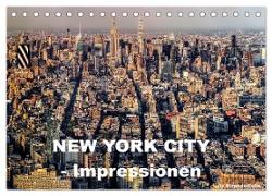 New York City - Impressionen (Tischkalender 2024 DIN A5 quer), CALVENDO Monatskalender