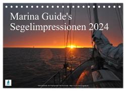 Marina Guide's Segelimpressionen 2024 (Tischkalender 2024 DIN A5 quer), CALVENDO Monatskalender