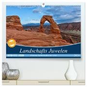 Landschafts Juwelen - Erlesene Landschaften der USA (hochwertiger Premium Wandkalender 2024 DIN A2 quer), Kunstdruck in Hochglanz