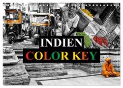 Indien Colorkey (Wandkalender 2024 DIN A4 quer), CALVENDO Monatskalender