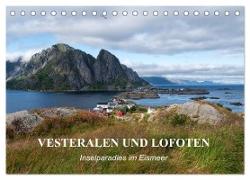 VESTERALEN UND LOFOTEN - Inselparadies im Eismeer (Tischkalender 2024 DIN A5 quer), CALVENDO Monatskalender