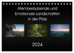 Atemberaubende und Emotionale Landschaften in der Pfalz (Tischkalender 2024 DIN A5 quer), CALVENDO Monatskalender