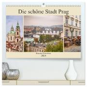 Die schöne Stadt Prag (hochwertiger Premium Wandkalender 2024 DIN A2 quer), Kunstdruck in Hochglanz
