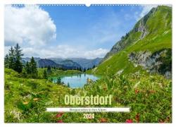 Oberstdorf - Bergparadies in den Alpen (Wandkalender 2024 DIN A2 quer), CALVENDO Monatskalender