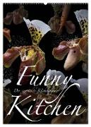 Funny Kitchen - Der verrückte Küchenplaner (Wandkalender 2024 DIN A2 hoch), CALVENDO Monatskalender