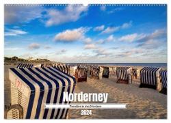 Norderney Paradies in der Nordsee (Wandkalender 2024 DIN A2 quer), CALVENDO Monatskalender