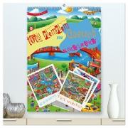 total plemplem und Quatsch Kinderkalender (hochwertiger Premium Wandkalender 2024 DIN A2 hoch), Kunstdruck in Hochglanz