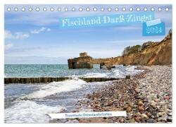 Fischland-Darß-Zingst - Traumhafte Ostseelandschaften (Tischkalender 2024 DIN A5 quer), CALVENDO Monatskalender