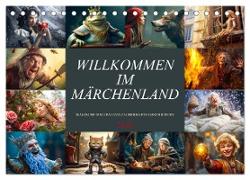 Willkommen im Märchenland (Tischkalender 2024 DIN A5 quer), CALVENDO Monatskalender