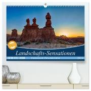 Landschafts-Sensationen (hochwertiger Premium Wandkalender 2024 DIN A2 quer), Kunstdruck in Hochglanz