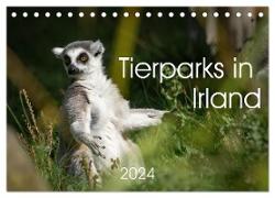 Tierparks in Irland (Tischkalender 2024 DIN A5 quer), CALVENDO Monatskalender