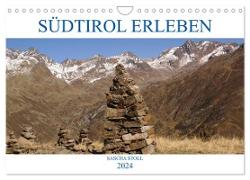 Südtirol erleben (Wandkalender 2024 DIN A4 quer), CALVENDO Monatskalender