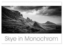 Skye in Monochrom (Wandkalender 2024 DIN A2 quer), CALVENDO Monatskalender