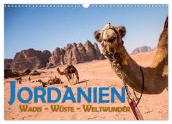 Jordanien - Wadis - Wüste - Weltwunder (Wandkalender 2024 DIN A3 quer), CALVENDO Monatskalender