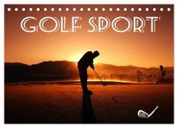 Golf Sport (Tischkalender 2024 DIN A5 quer), CALVENDO Monatskalender