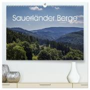 Sauerländer Berge (hochwertiger Premium Wandkalender 2024 DIN A2 quer), Kunstdruck in Hochglanz