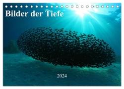 Bilder der Tiefe 2024 (Tischkalender 2024 DIN A5 quer), CALVENDO Monatskalender