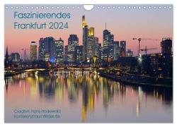 Faszinierendes Frankfurt - Impressionen aus der Mainmetropole (Wandkalender 2024 DIN A4 quer), CALVENDO Monatskalender
