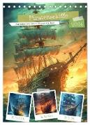 Piratenschiffe (Tischkalender 2024 DIN A5 hoch), CALVENDO Monatskalender