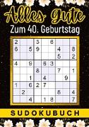 40 Geburtstag Geschenk | Alles Gute zum 40. Geburtstag - Sudoku