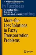 More-for-Less Solutions in Fuzzy Transportation Problems