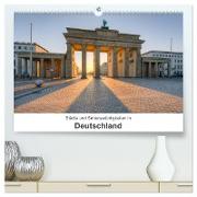 Städte und Sehenswürdigkeiten in Deutschland (hochwertiger Premium Wandkalender 2024 DIN A2 quer), Kunstdruck in Hochglanz