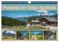 Pustertal im Osten Südtirols (Wandkalender 2024 DIN A4 quer), CALVENDO Monatskalender