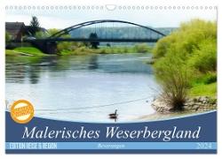 Malerisches Weserbergland - Beverungen (Wandkalender 2024 DIN A3 quer), CALVENDO Monatskalender