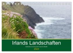 Irlands Landschaften (Tischkalender 2024 DIN A5 quer), CALVENDO Monatskalender