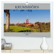 Krummhörn im Panorama-Format (hochwertiger Premium Wandkalender 2024 DIN A2 quer), Kunstdruck in Hochglanz