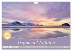 Traumziel Lofoten (Wandkalender 2024 DIN A4 quer), CALVENDO Monatskalender