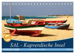 SAL - Kapverdische Insel (Tischkalender 2024 DIN A5 quer), CALVENDO Monatskalender