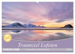 Traumziel Lofoten (Wandkalender 2024 DIN A2 quer), CALVENDO Monatskalender