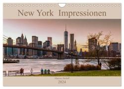 New York Impressionen 2024 (Wandkalender 2024 DIN A4 quer), CALVENDO Monatskalender