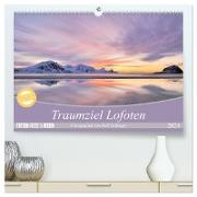 Traumziel Lofoten (hochwertiger Premium Wandkalender 2024 DIN A2 quer), Kunstdruck in Hochglanz