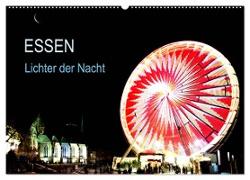 Essen Lichter der Nacht (Wandkalender 2024 DIN A2 quer), CALVENDO Monatskalender