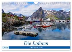 Die Lofoten - Eine Bilder-Reise (Wandkalender 2024 DIN A4 quer), CALVENDO Monatskalender