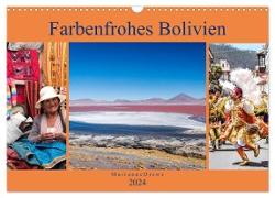 Farbenfrohes Bolivien (Wandkalender 2024 DIN A3 quer), CALVENDO Monatskalender