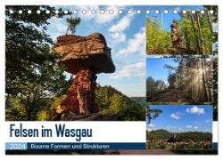 Felsen im Wasgau (Tischkalender 2024 DIN A5 quer), CALVENDO Monatskalender